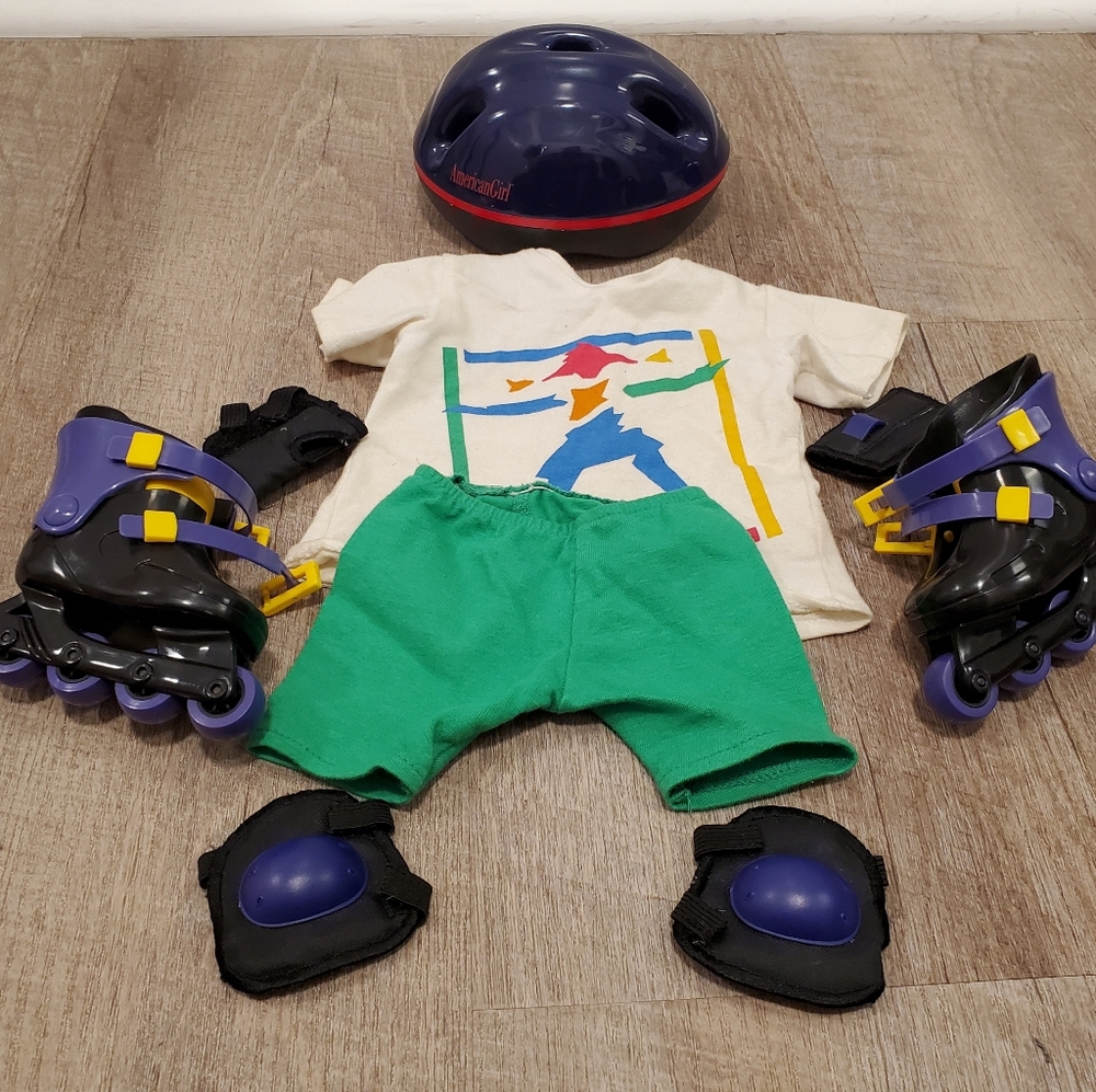American Girl in line gear Retired 2001 Complete Roller blades
